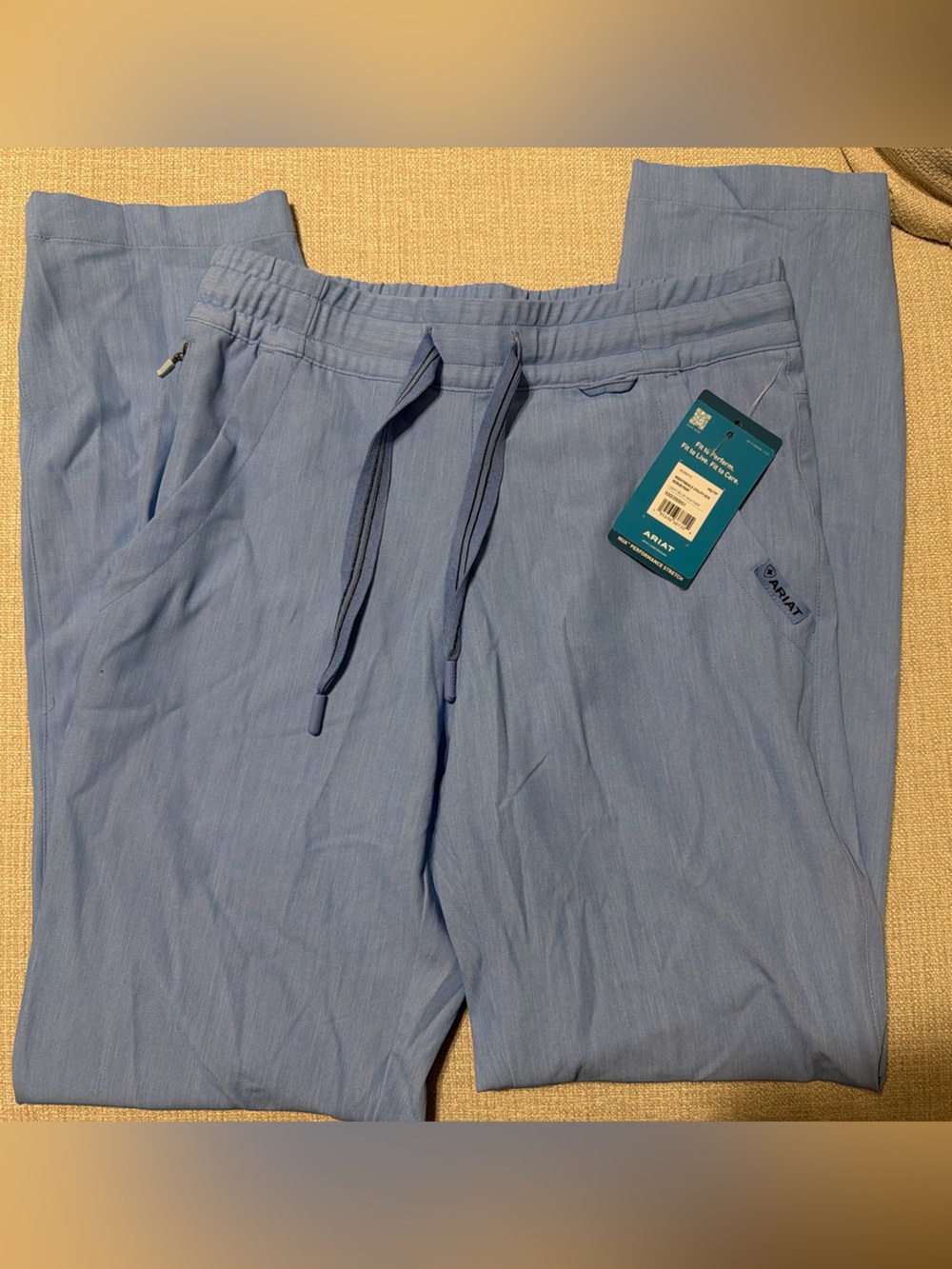 Ariat Pale Blue Women's NUA Drawstring Scrub Pant
